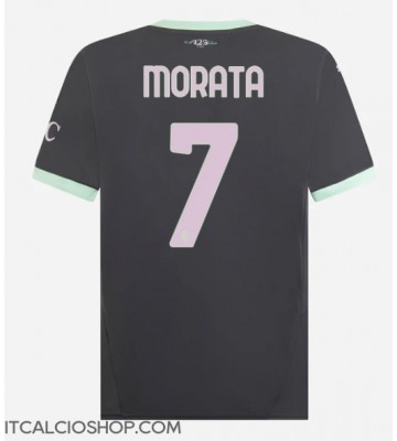 AC Milan Alvaro Morata #7 Terza Maglia 2024-25 Manica Corta